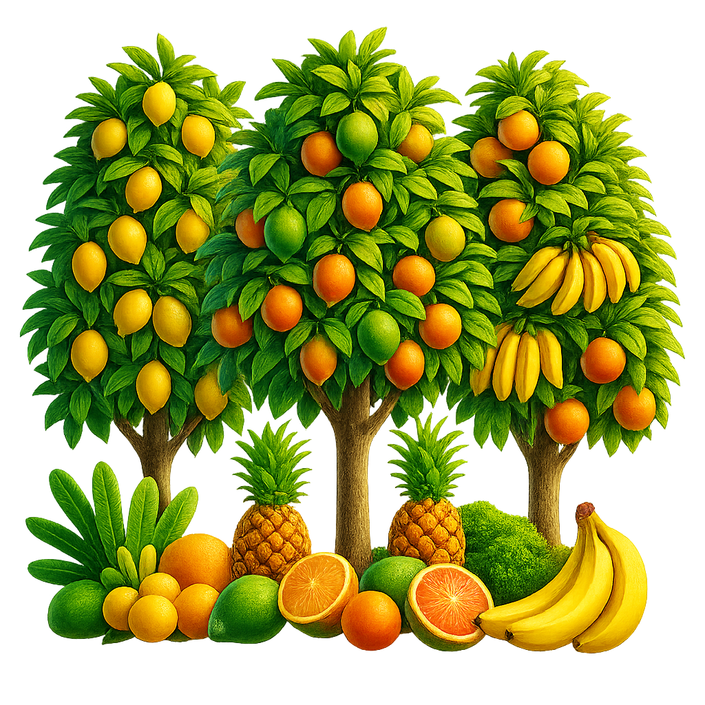 Fruit salad (3 trees)